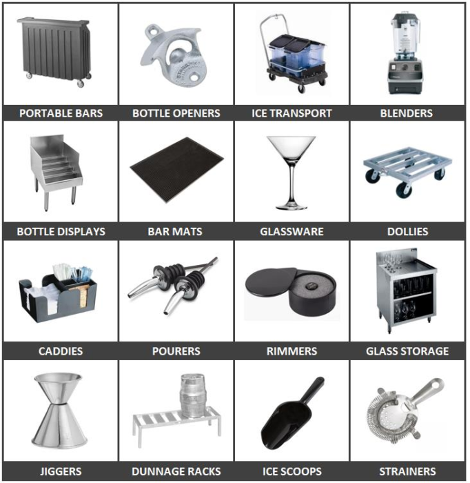 Bar Supplies Black Hat Enterprises